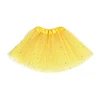 Wholesale Cheap Ballet yellower Dance Tulle TUTU Skirt Kids Girls Puffy 4 layer children tutu