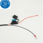 Ring Terminal Wiring Harness 2 3 4 6 8 Pin Quick Disconnect Plug Extension Cable 12V- 24V16AWG Gauge