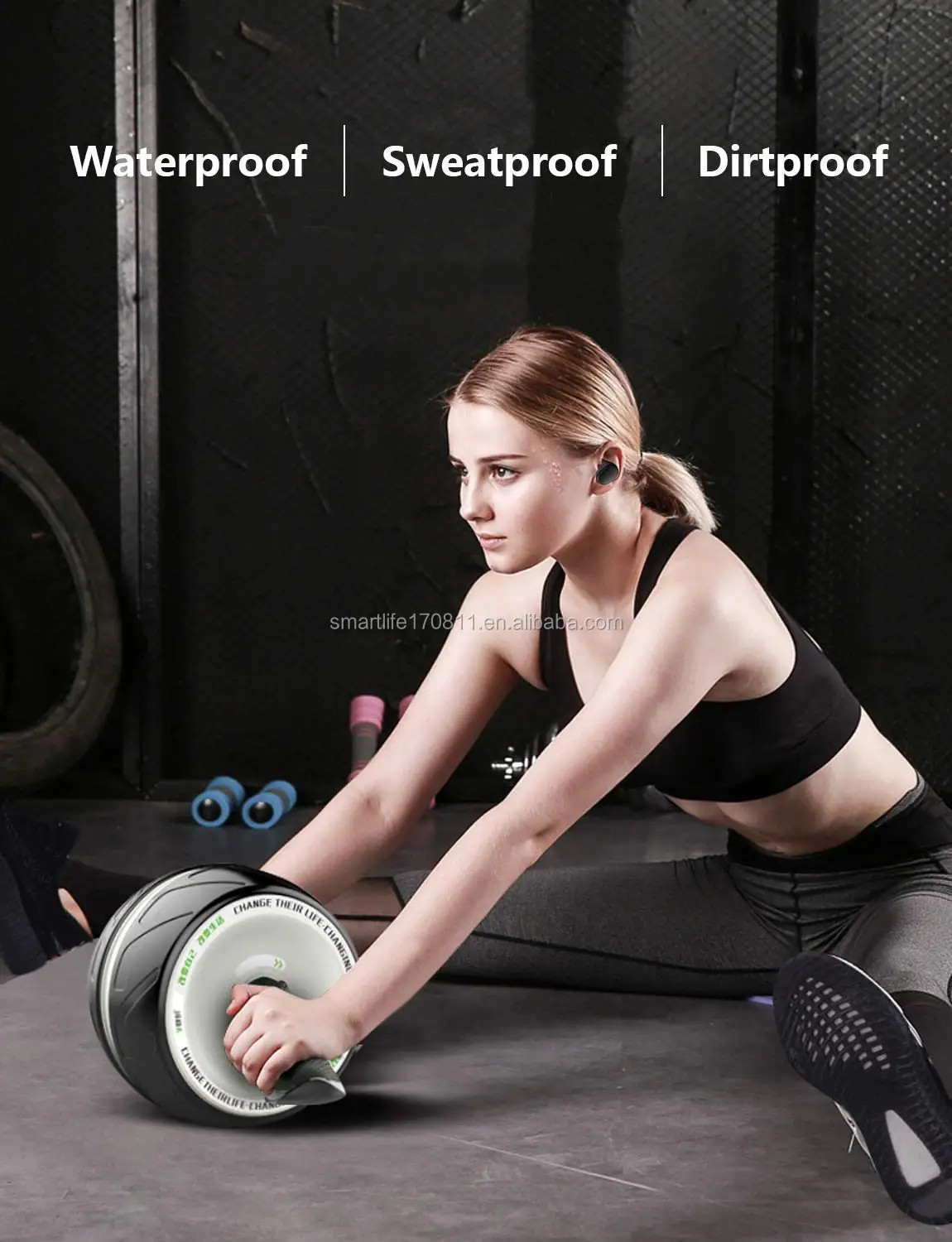 True Wireless Headphone Earbud Blue tooth 5.0 Wireless Sport Headset with Magnetic Charging Case Built-in Mic - ANKUX.COM