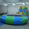 factory price cheap square inflatable trampoline on water