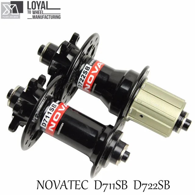 Chinese MTB hub with Novatec 711/722 Mountain Bike disc hub 28/28 32/32 holes