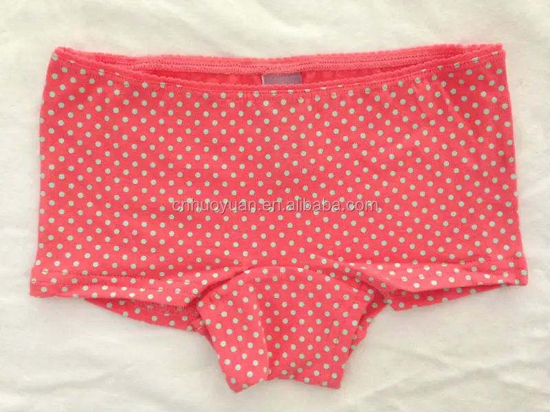 cute pattern kids boxer underwear little girls underwear models