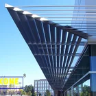 Fixed external aluminum sun louver/aluminum shutter