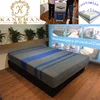 10 inch natural latex visco gel memory foam fold compress colour box package mattress
