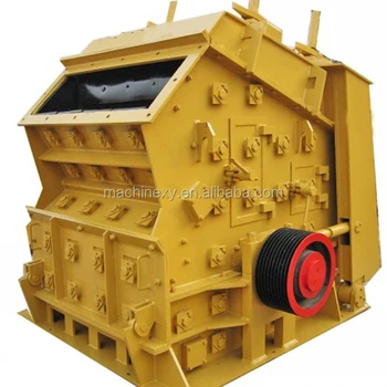 Mobile Construction stone impact crusher for concrete crushing plant