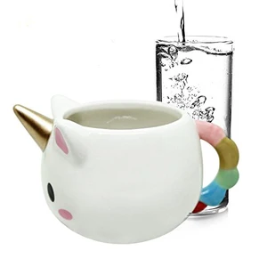 zogift cartoon unicorn mug 3d ceramic coffee cup children girl