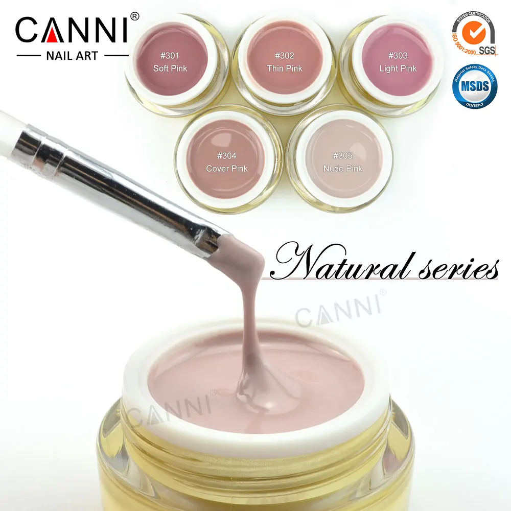 50951x Camouflage Builder Gel Canni 15ml Finger Nail Extension 50951x Camouflage Builder Gel Canni 15ml Finger Nail Extension Uv Cover Pink