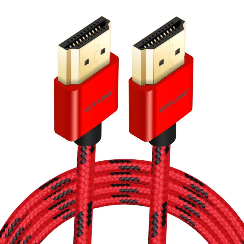 VOXLINK 1.4v HDMI cable Tiger pattern 19 + 1 High Speed Gold Plated cable HDMI1080p 1m - ANKUX.COM