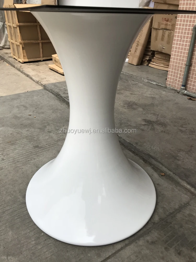 Furniture Accessories white round shape big metal Pedestal Tulip Table Leg Dining Table Bases for marble table top