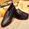 classical branded high quality crocodile skin mens designer shoes from China