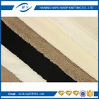 Black polar sherpa fleece fabric poly fleece fabric gymnastics fleece fabric for sofa blanket