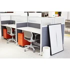 Office Furniture Workstation Cubic Modern 2 Person Office Cubical Workstation Desk