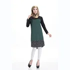 New Chiffon Blouse Long Sleeves Muslims Islamic Clothing For Women
