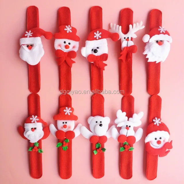 2016 christmas kid gift slap bracelets for sale