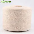 Recycled polyester cotton thread raw white recycle yarn 45s regeneration of cotton and polyester