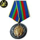 Custom metal 3D silver army ribbon military souvenir buddha medal