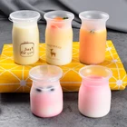 120 ミリリットル 150 ミリリットルカスタムプラスチック冷凍ヨーグルトとジェラートデザートミニボトルカップ
