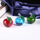 MH-LP062 New Crystal Glass Apple for Home Decorations