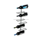 8 bottle wine rack,wall mounted wine holder with polish finish