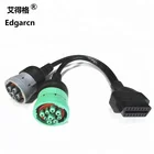 Multi-Function J1939 Obd2 Obd-Ii 6 Pin Wiring Harness Truck For Heavy Duty Truck GPS