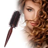 Hair Salon Styling Temperature Color Change Radial Round Hairdressing Barrel Curler Brushes Comb Professional