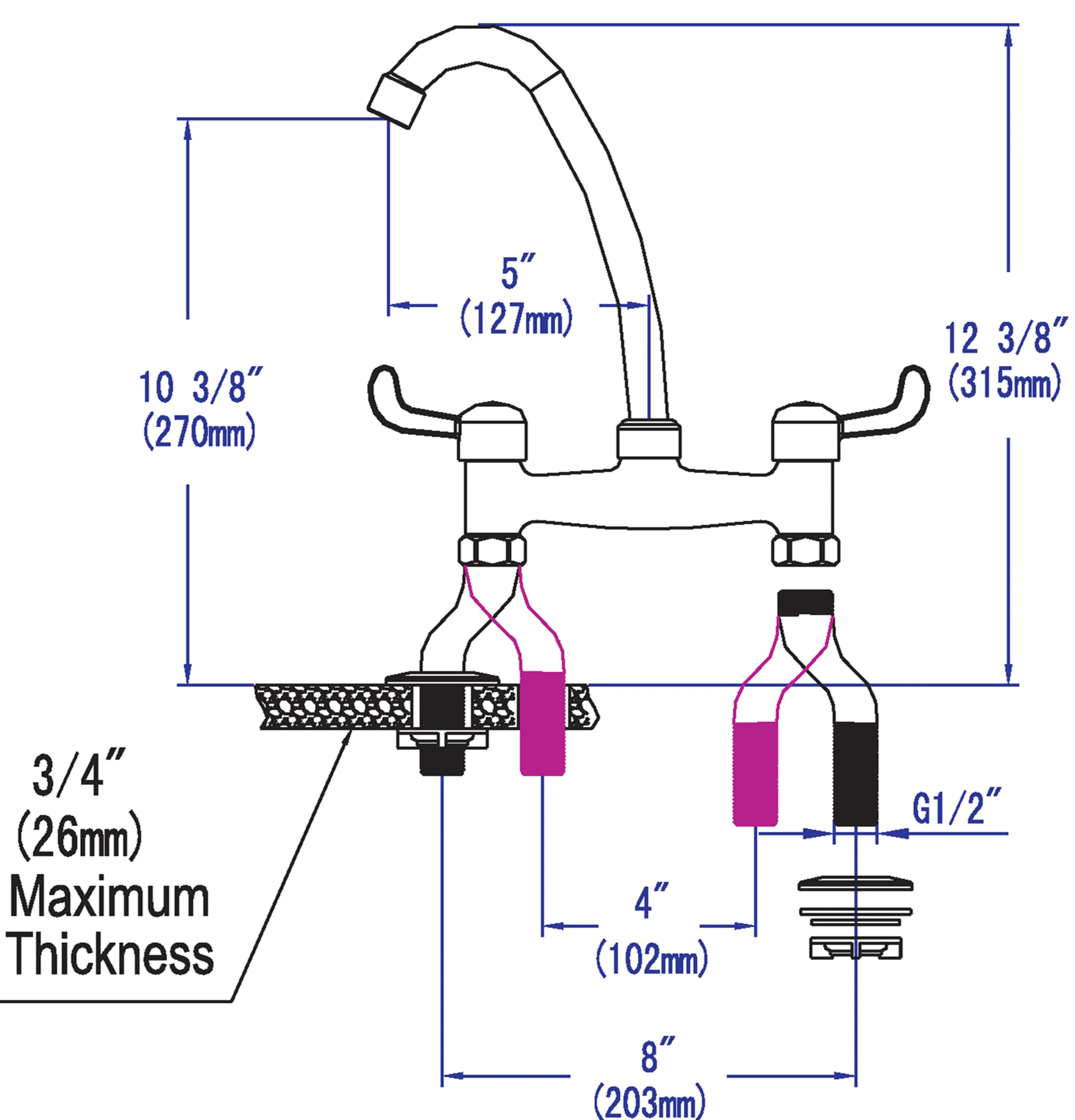 Deck Mounted Taps Discount Deck Mounted Sinks Best Small Kitchen Mixer