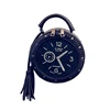 Clock Pattern Pu Handbags Crossbody Leather Designer Handbag Creative Bag clock purse