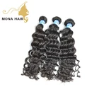 Full and healthy ends no lice virgin brazilian hair deep wave