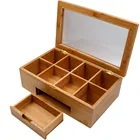 Rectangle wood twinings tea gift packaging box