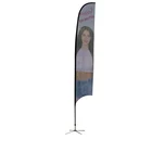 Wholesale price custom felt triangle pennant flags custom feather flag banner custom feather flag