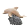 Custom Decor Sculpture New Product Marble Dolphin Statue