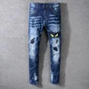 OEM italy dropshipping ripped trousers men jeans for men wholesale jeans