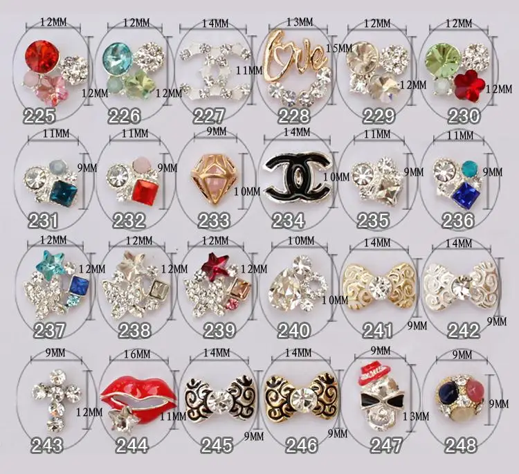 New rhinestone bling bling bling 3d crown nail art charms