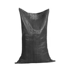 30kg Woven Poly Type Black Uv Protected Pp Woven Sand Bag With String