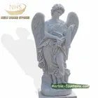 Chinese reliable manufacturer angel carved stone statue