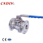 High Quality Double PC Flange Stainless Steel Ball Valve
