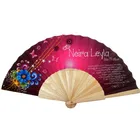 Hand Wood Fan Paulownia Wedding Favors Chinese Carved Folding