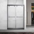 Tempered Glass Sliding Shower Cabin for Bathroom, Slide Shower Room