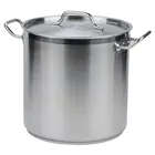 Leegin NSF & Induction Commercial 20 liter stainless steel mini soup and stock pot for chef
