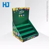 Three Tiers Full Color Printing Custom Cardboard Counter Display Box for Green Fruit