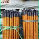 factory price pvc coated wood broom stick wood mop stick