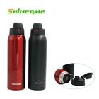 Stainless Steel Sports Custom Water Bottle Rubber Coated Keep Hot and Cold