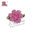 Rose Ribbon Flowers Rose High Quality Satin Ribbon Rose Flowers Sewing Craft Ribbon Bows Wedding Decoration