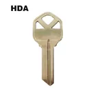 BRASS WITHOUT NICKEL PLATING KWISTE KW1 BLANK KEY