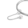 European 925 Sterling Silver Safety Chain Charm Bead Jewelry