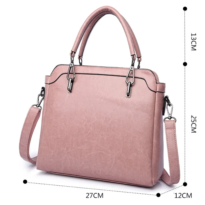 Fashion designer ladies tote shoulder bag pu leather women bag handbag