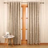 New style modern customized luxury blackout 100 polyester grommet window curtain