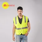5 cm reflective fiber men safety hi vis security tactical vest