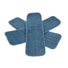 washable microfiber cleaning twisting flat floor wet dry mop pads
