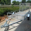 Hot Dipped Galvanized ATV Trailer With Removable Mesh Ramp